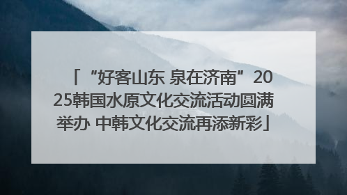 “好客山东 泉在济南”2025韩国水原文化交流活动圆满举办 中韩文化交流再添新彩