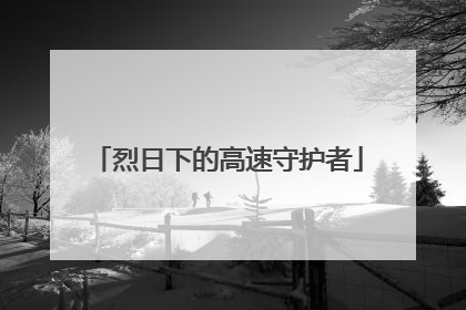 烈日下的高速守护者