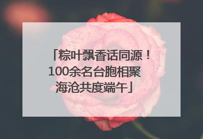 粽叶飘香话同源！100余名台胞相聚海沧共度端午