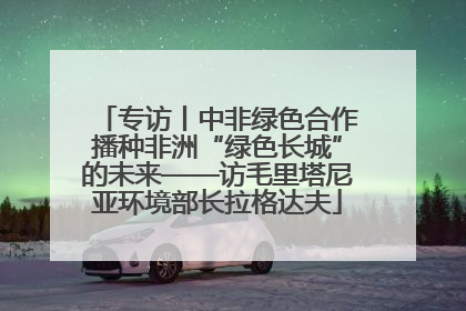 专访丨中非绿色合作播种非洲“绿色长城”的未来——访毛里塔尼亚环境部长拉格达夫