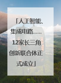 人工智能、集成电路……12家长三角创新联合体正式成立