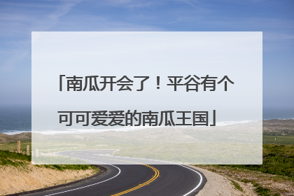 南瓜开会了！平谷有个可可爱爱的南瓜王国