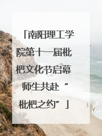 南阳理工学院第十一届枇杷文化节启幕 师生共赴“枇杷之约”