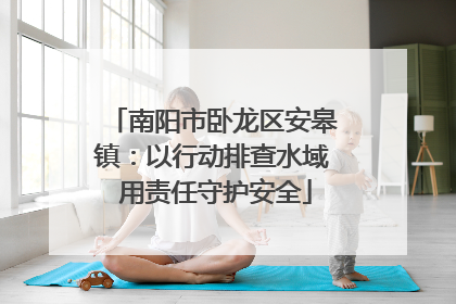 南阳市卧龙区安皋镇：以行动排查水域 用责任守护安全