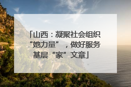 山西：凝聚社会组织“她力量”，做好服务基层“家”文章