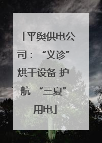 平舆供电公司：“义诊”烘干设备 护航 “三夏” 用电