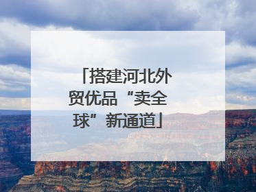 搭建河北外贸优品“卖全球”新通道