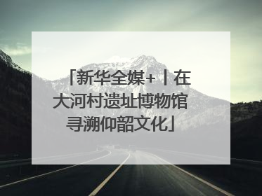 新华全媒+丨在大河村遗址博物馆寻溯仰韶文化