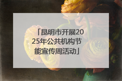 昆明市开展2025年公共机构节能宣传周活动