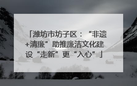 潍坊市坊子区：“非遗+清廉”助推廉洁文化建设“走新”更“入心”