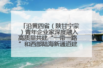 沿黄四省（陕甘宁蒙）青年企业家深度融入高质量共建“一带一路”和西部陆海新通道建设战略合作交流会在甘肃兰州召开