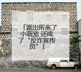 派出所来了小萌宠 还成了“反诈宣传员”