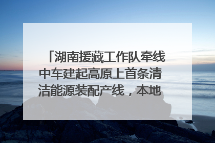 湖南援藏工作队牵线中车建起高原上首条清洁能源装配产线，本地大学生成车间检验员