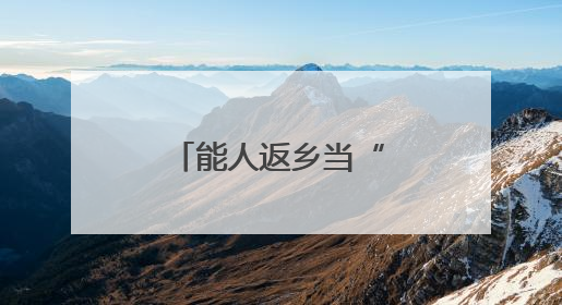 能人返乡当“头雁” 后进村蝶变排头兵