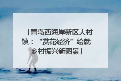 青岛西海岸新区大村镇：“赏花经济”绘就乡村振兴新图景