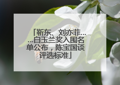 靳东、刘亦菲……白玉兰奖入围名单公布，陈宝国谈评选标准