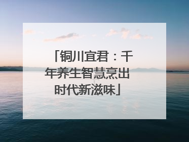 铜川宜君：千年养生智慧烹出时代新滋味