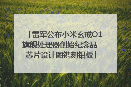 雷军公布小米玄戒O1旗舰处理器创始纪念品 芯片设计图镌刻铝板
