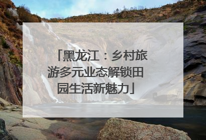 黑龙江：乡村旅游多元业态解锁田园生活新魅力