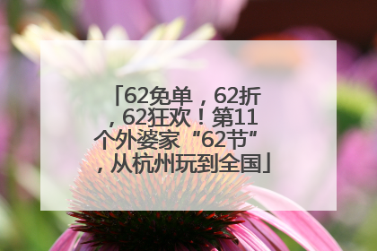62免单，62折，62狂欢！第11个外婆家“62节”，从杭州玩到全国